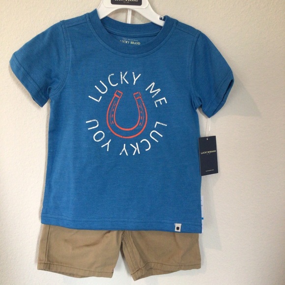 Lucky Brand Other - Lucky Brand Boys 2 pc Set